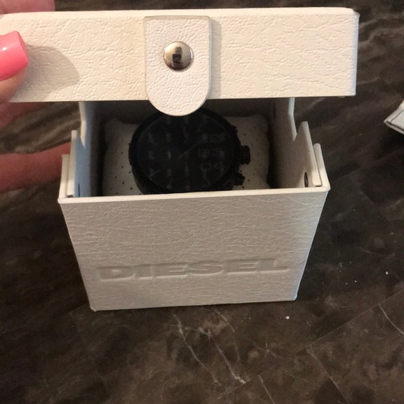 Diesel Men's Chrono Black PVD Bracelet Watch - Picture 7 of 8